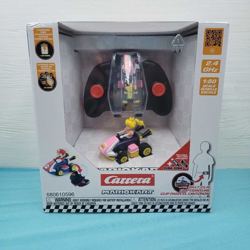 Carrera RC Mario Kart Mini Peach 2.4GHz Radio Control Car New